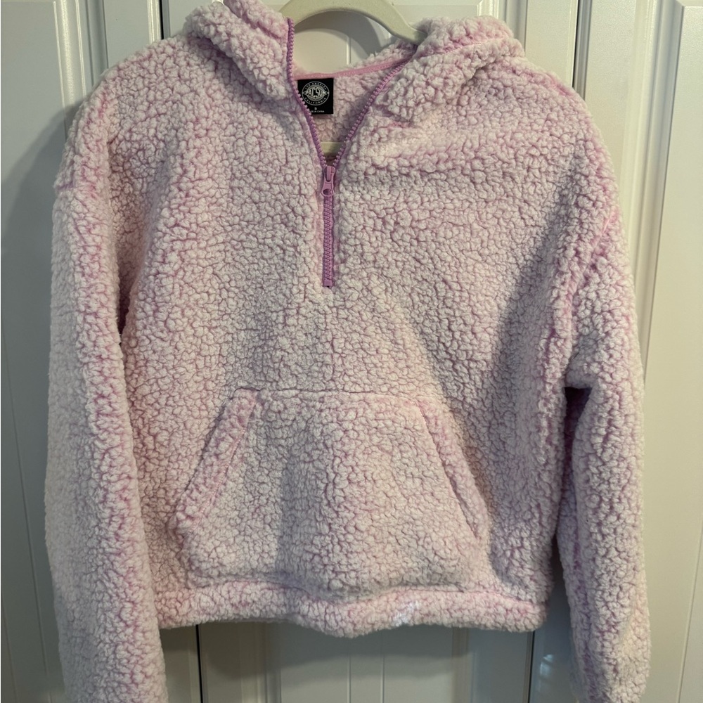 Pacsun size small pink sherpa hoodie